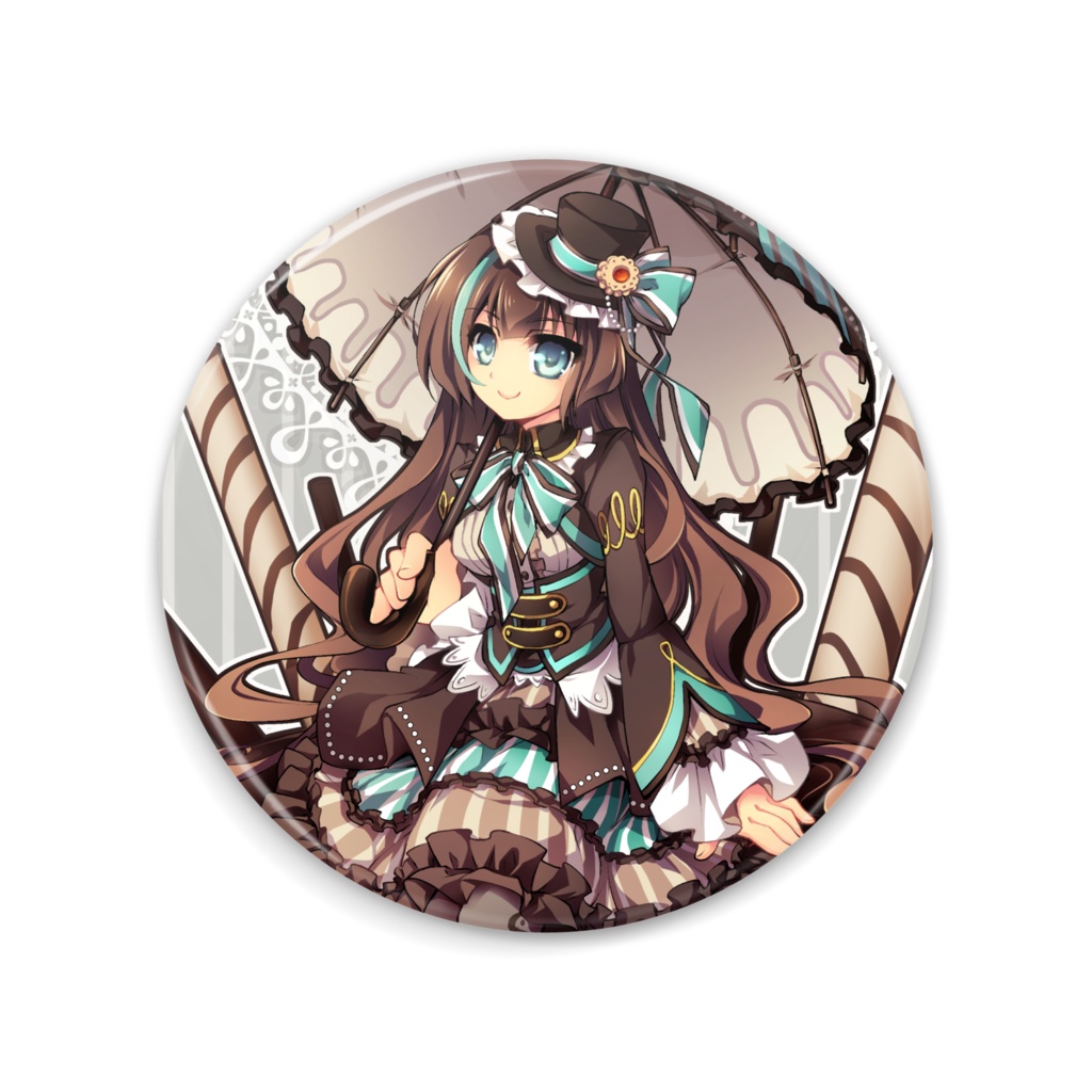 【ちょっと便利な】てのひらころっと缶ミラーこれくしょん<ゴスロリちゃん4種類>