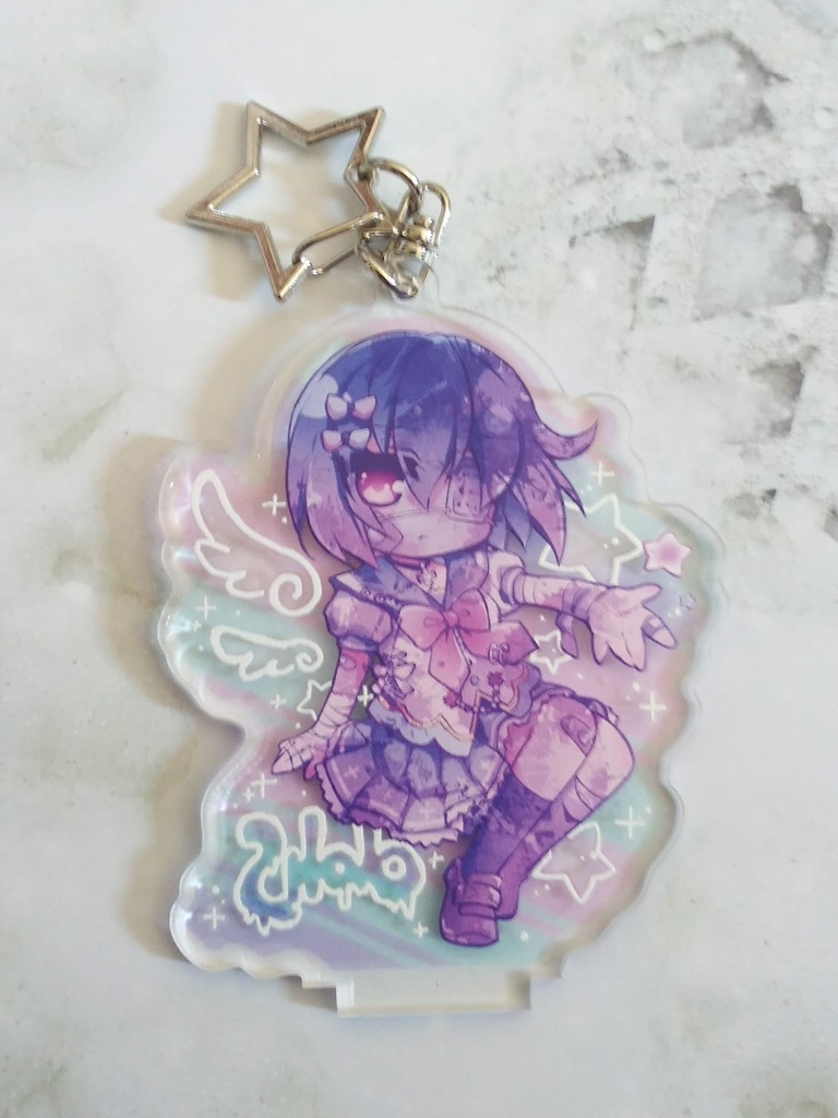 【サイン付きました!】ゆめかわ瑠架さんアクキー&フィギュア