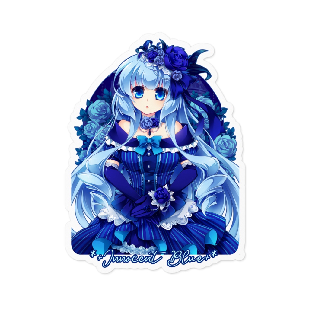 【ローズフェスティバル2023】創作ゴスロリちゃんステッカーコレクション(6種)