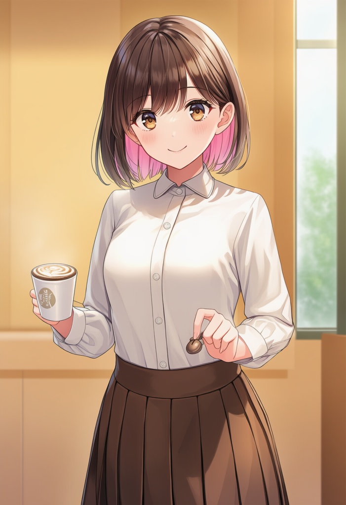 ルナ カフェ少女 【VRChat改変向け素体】