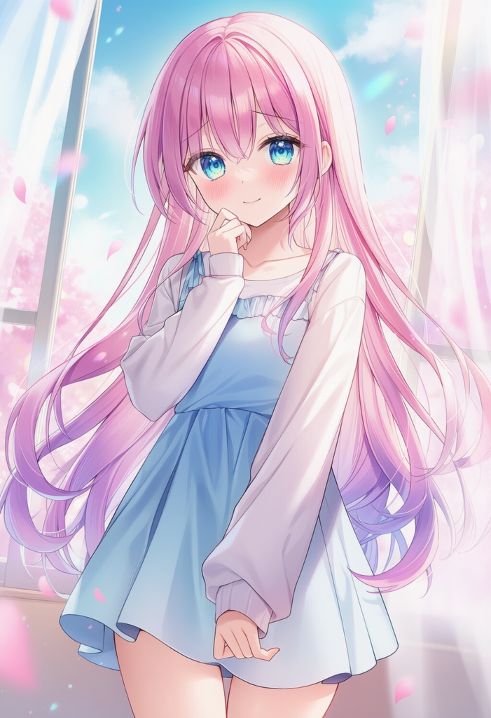 【オリジナル3Dモデル】モモ -Momo- 【VRChat改変向け素体】