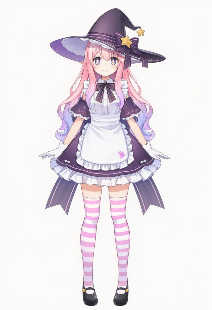 【オリジナル3D】モデル魔女メイド ミミ -MIMI-【VRChat向け素体】