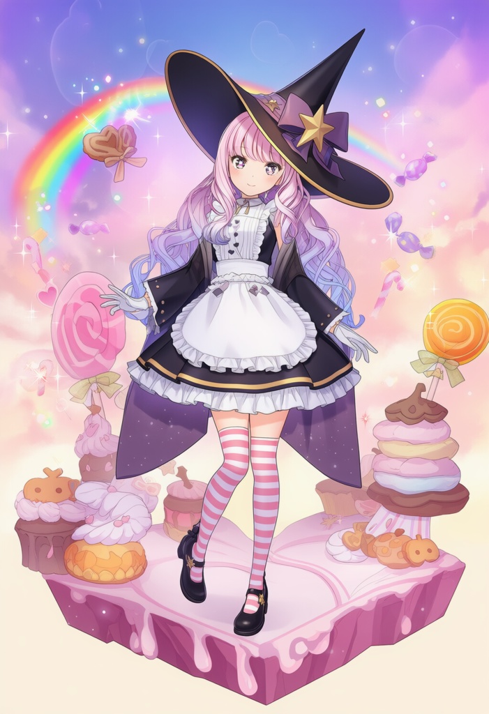 【オリジナル3D】モデル魔女メイド ミミ -MIMI-【VRChat向け素体】