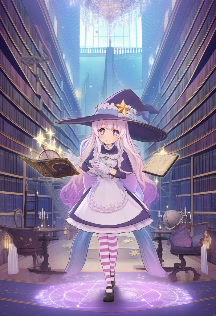 【オリジナル3D】モデル魔女メイド ミミ -MIMI-【VRChat向け素体】