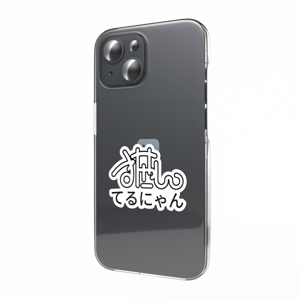 【公式】てるにゃん ロゴ スマホステッカー / Terunyan Logo Sticker