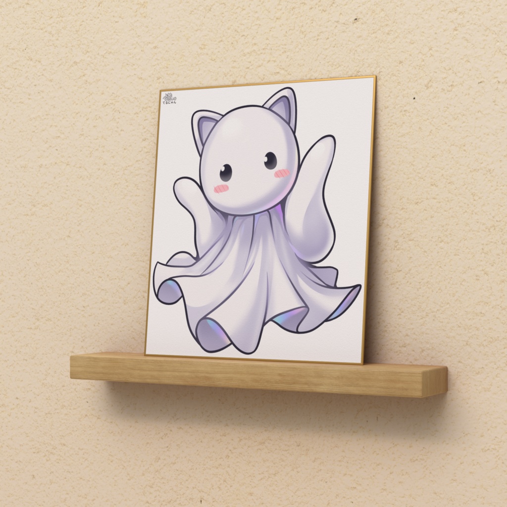 【公式】てるにゃん 色紙 / Terunyan Shikishi Board