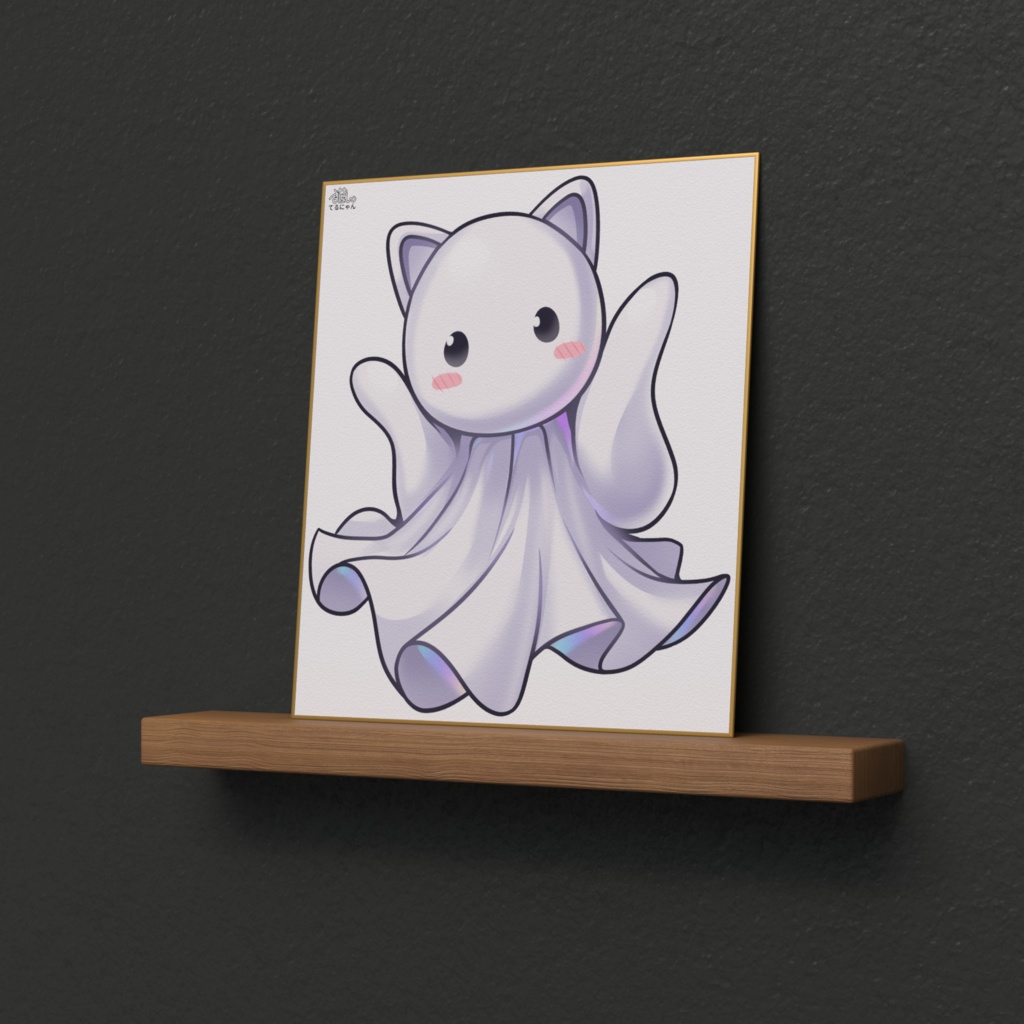 【公式】てるにゃん 色紙 / Terunyan Shikishi Board