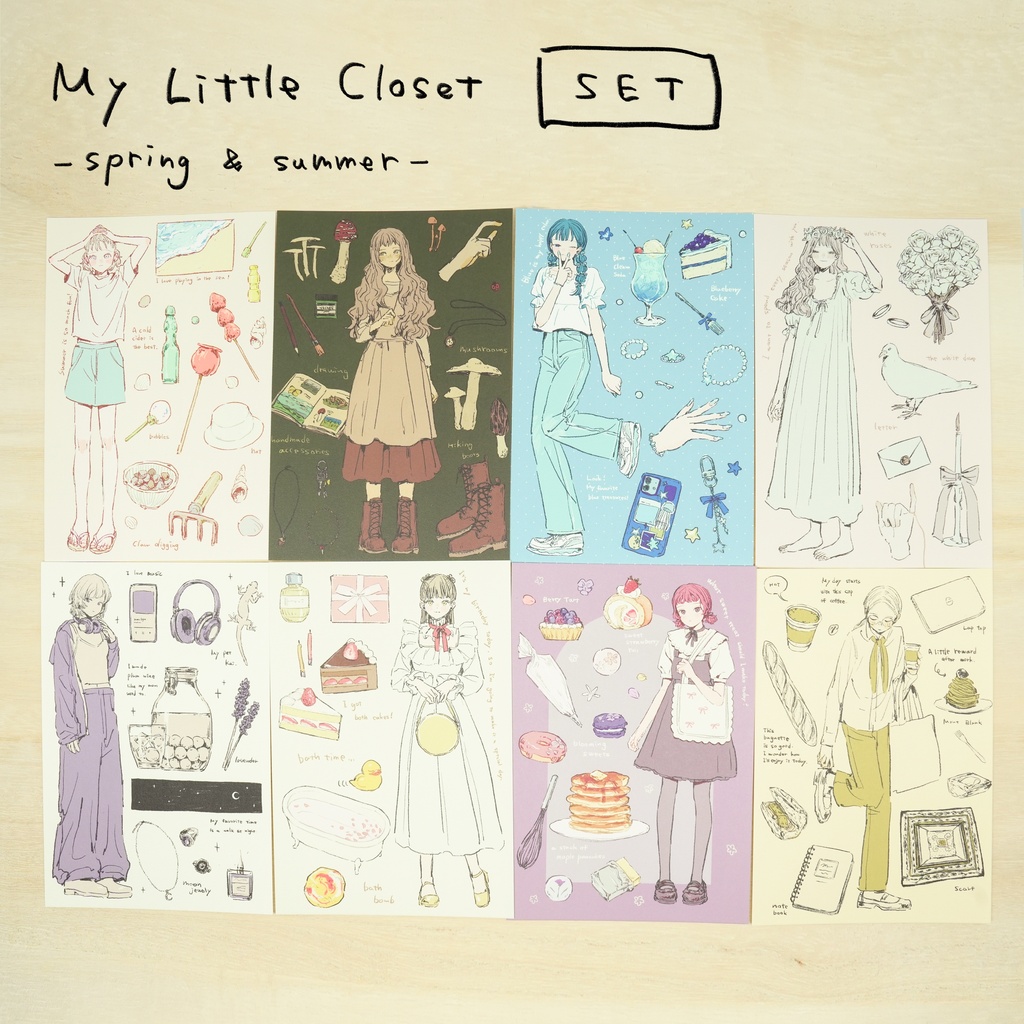 【ポストカード】My Little Closet
