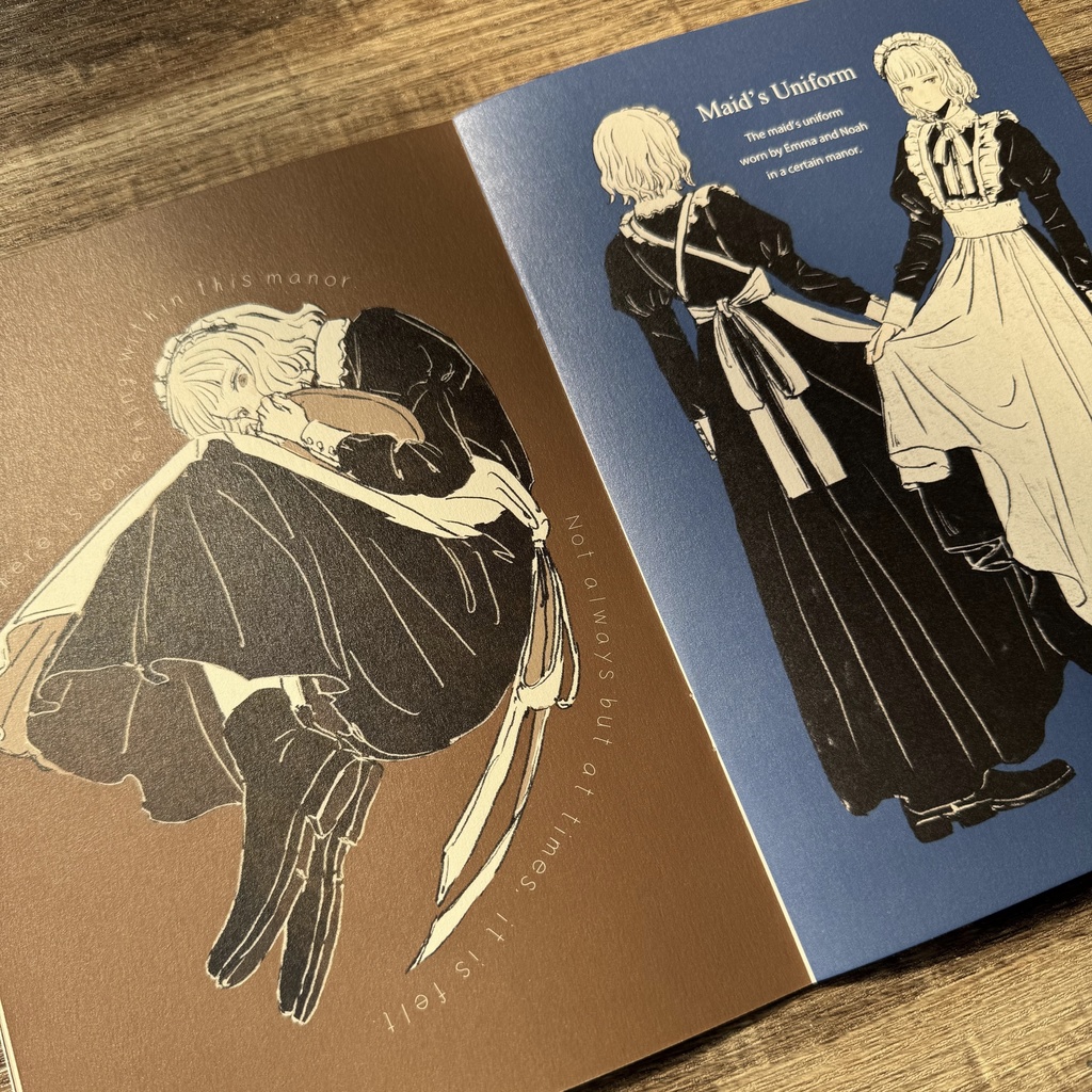 【イラスト集+グッズセット】 メイドと黒猫の日常