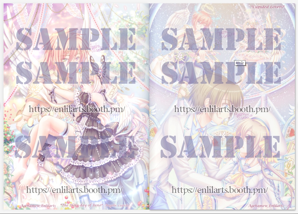 【創作イラスト本】Agehamew’s gallery 2022