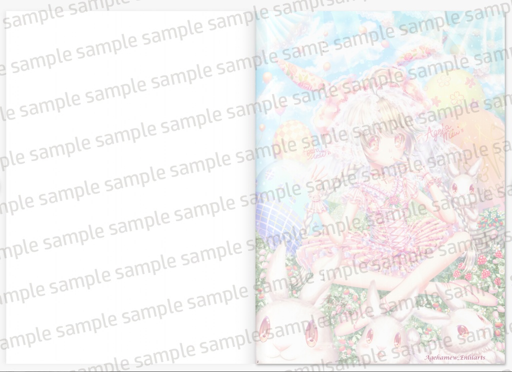 【イラスト本】Agehamew's Gallery 2025