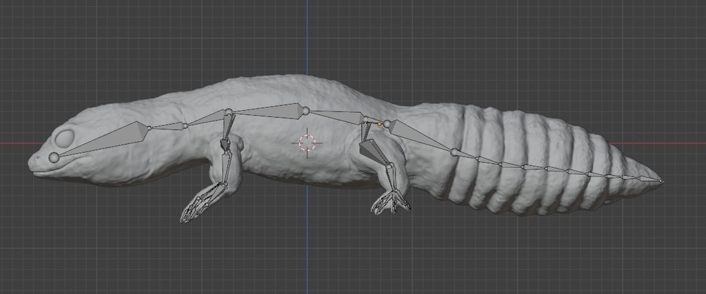 【3Dモデルデータ】トカゲモドキ_リアル