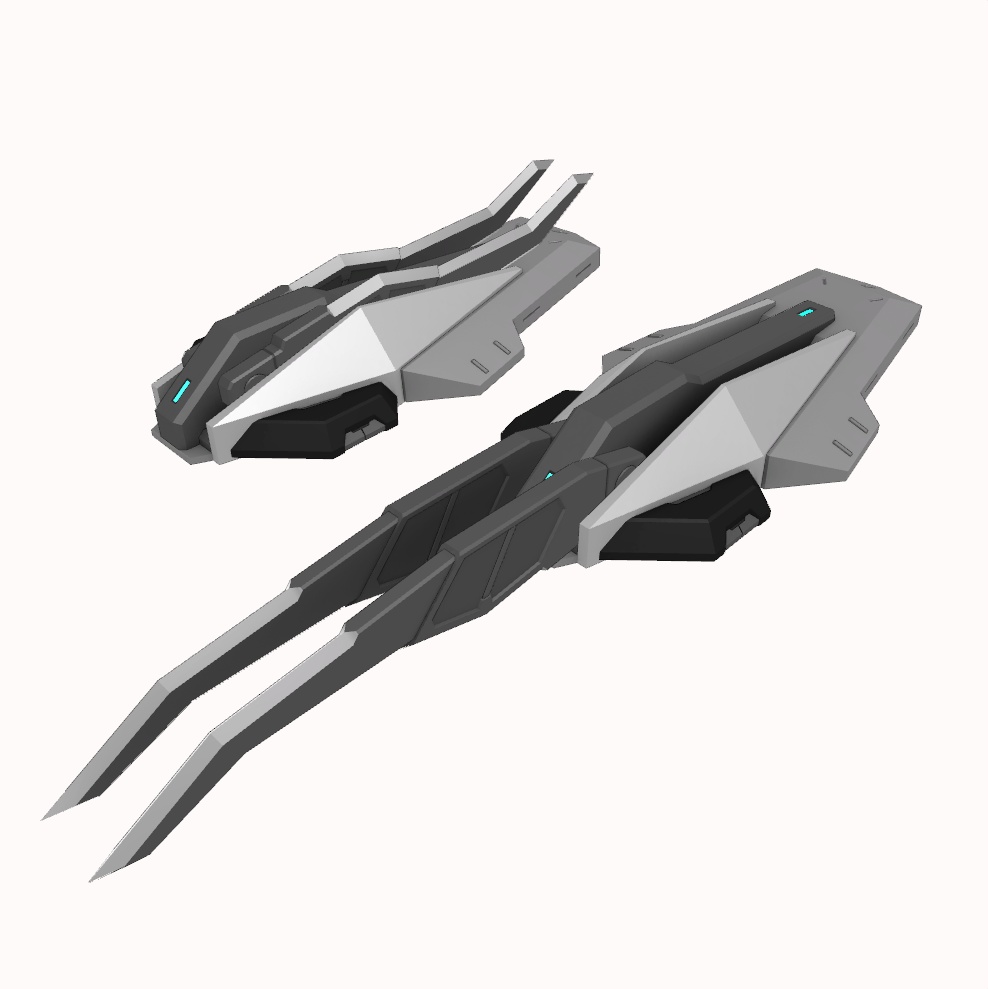 【VRChat想定】装甲戦闘爪「FLW-02」