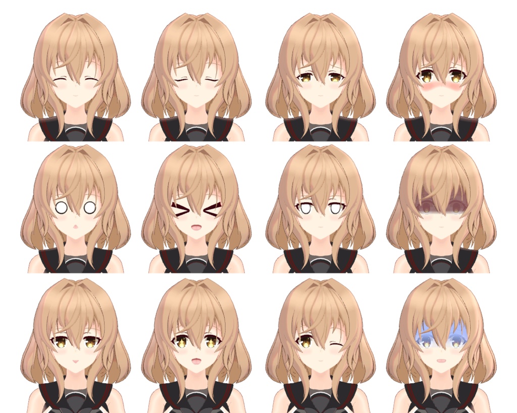 オリジナル3Dモデル「ミレイア」