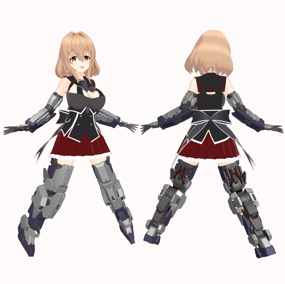 オリジナル3Dモデル「ミレイア」