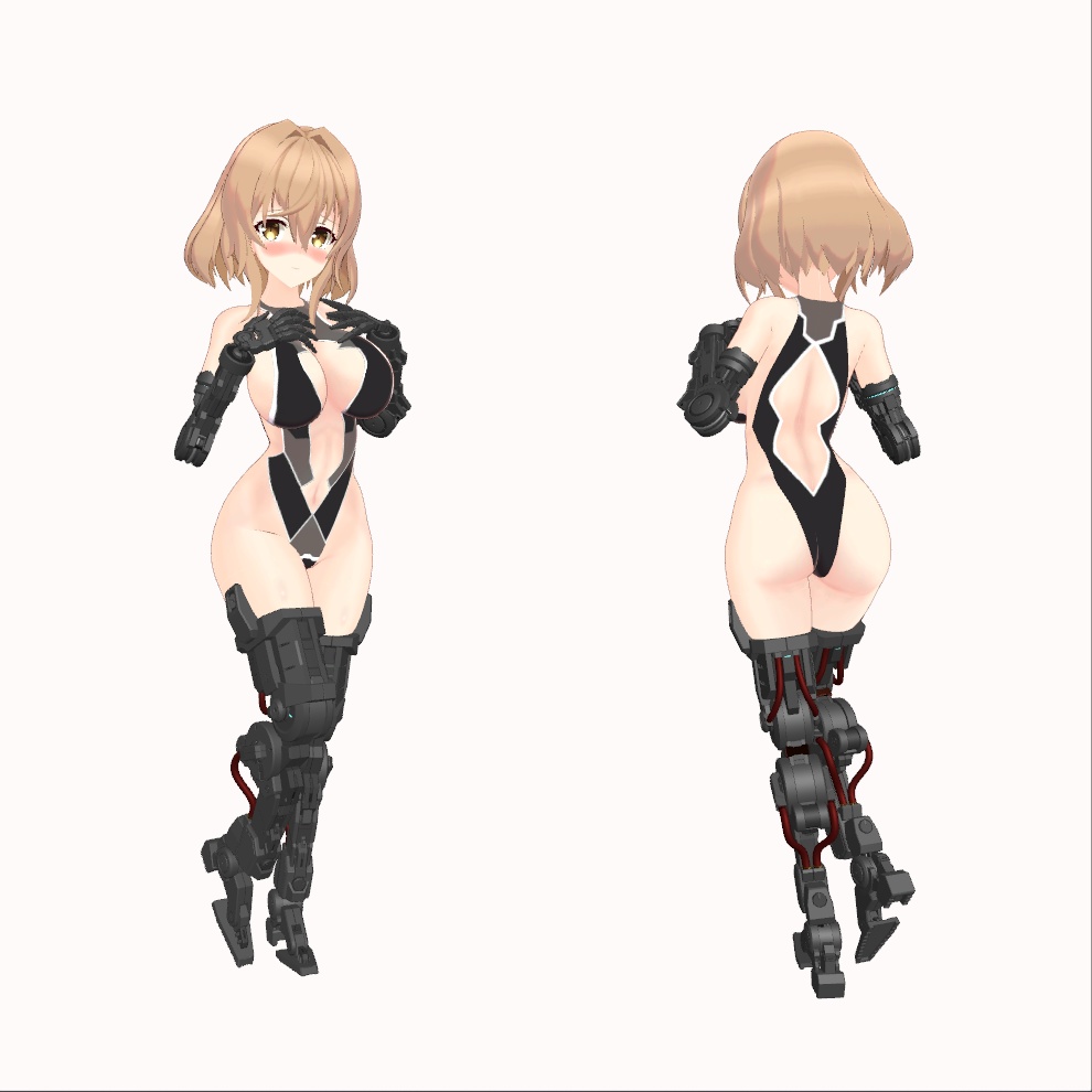 オリジナル3Dモデル「ミレイア」