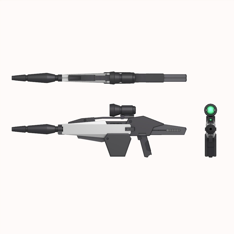 【VRChat想定】ビームライフル&シールド