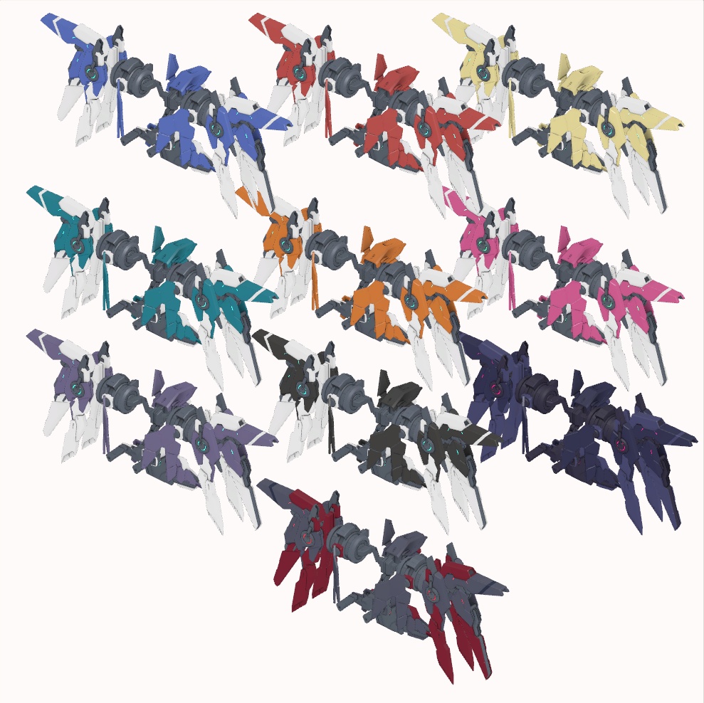 【VRChat想定】武装懸架フライトユニット「FLM-01」