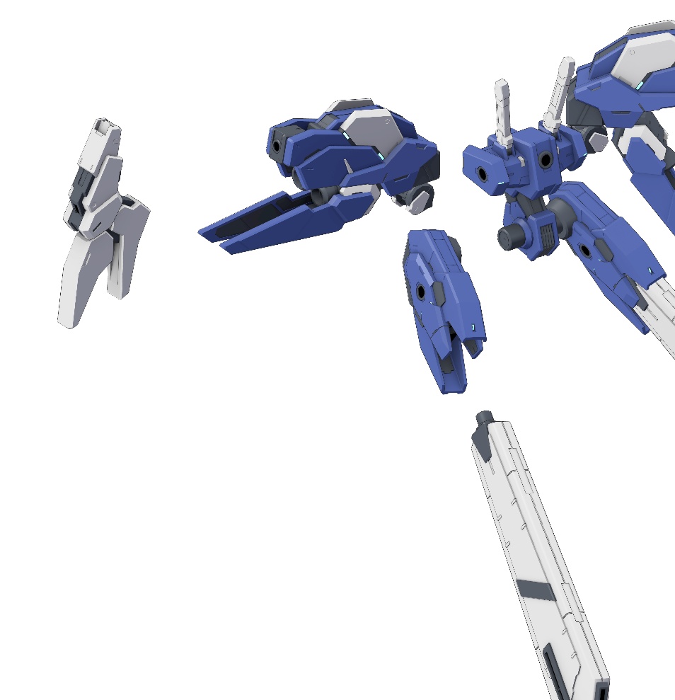 【VRChat想定】高機動ブースターパック「FLM-02」