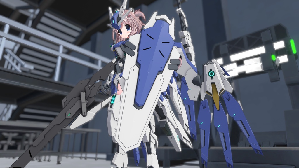 【MA対応】ロングビームライフル&シールド