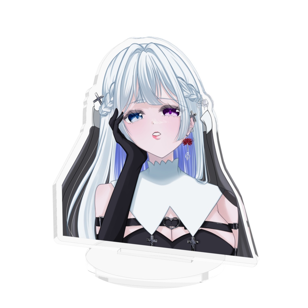 氷水める 初配信&新衣装お披露目記念 アクリルフィギュアA