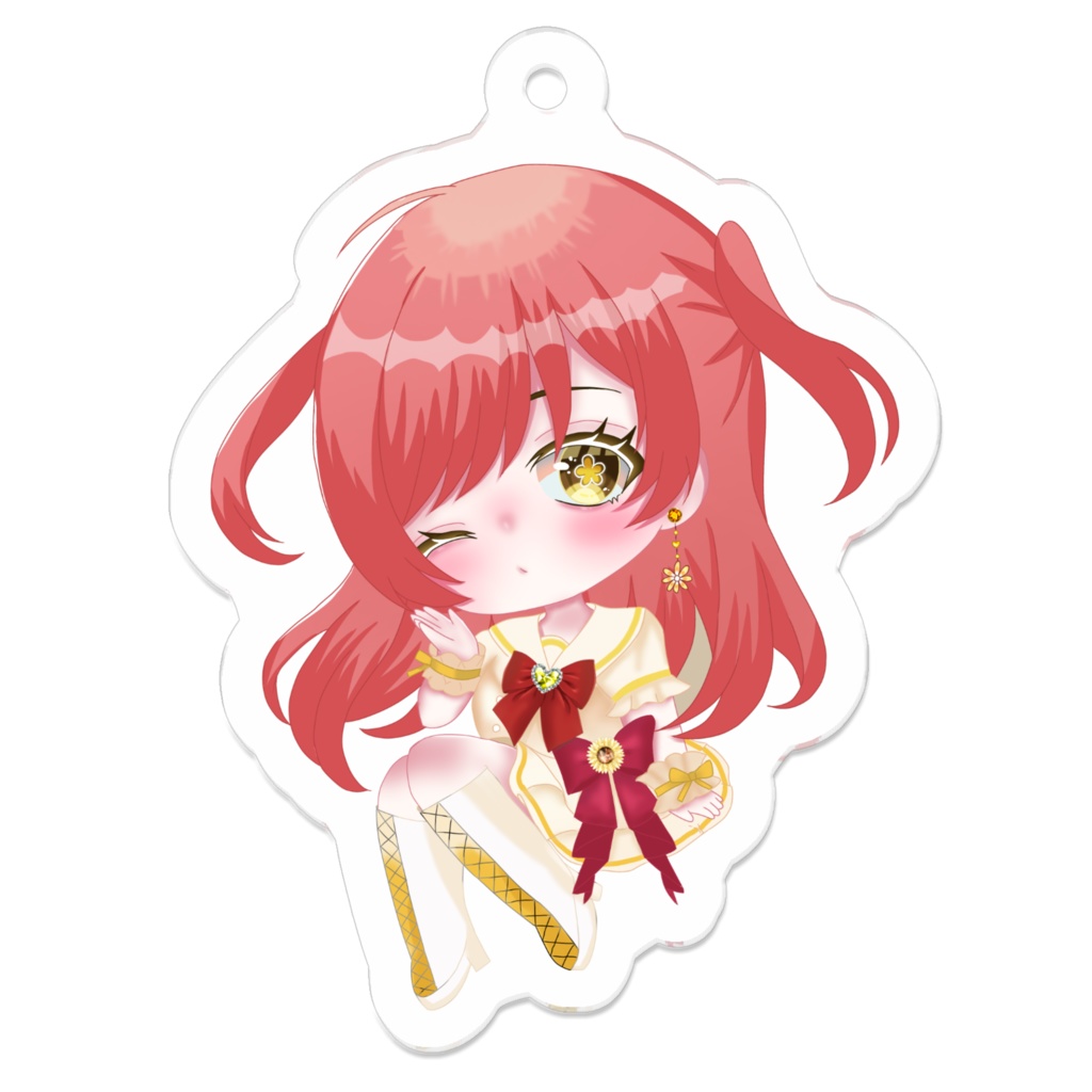 SDアクリルキーホルダー ウインク