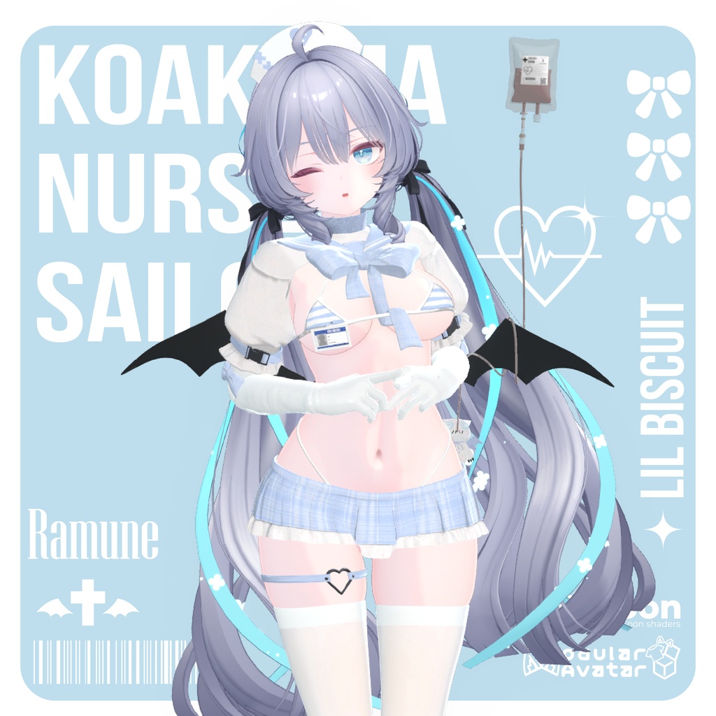 【特大セール中】💉小悪魔セーラーナース💉【VRChat想定】