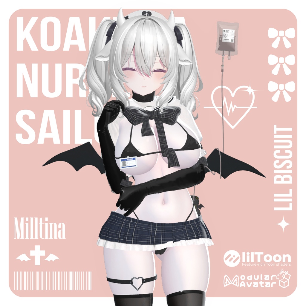 【特大セール中】💉小悪魔セーラーナース💉【VRChat想定】