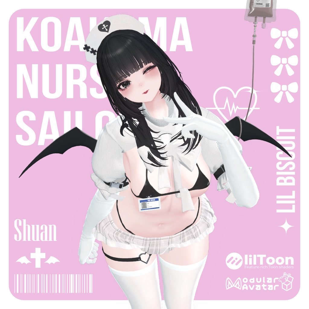 【特大セール中】💉小悪魔セーラーナース💉【VRChat想定】