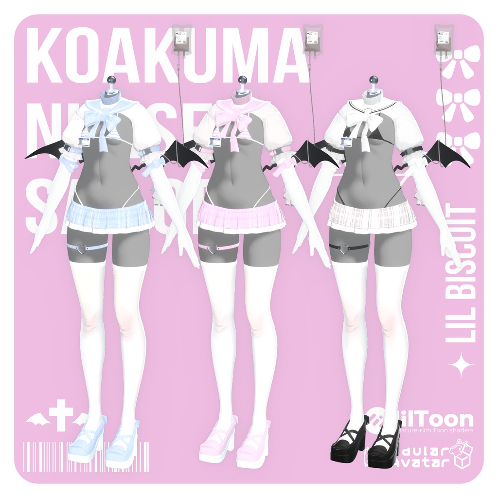 【特大セール中】💉小悪魔セーラーナース💉【VRChat想定】