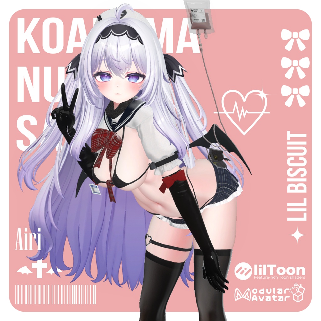【特大セール中】💉小悪魔セーラーナース💉【VRChat想定】