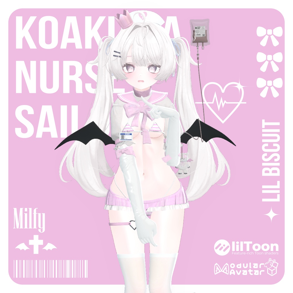 【特大セール中】💉小悪魔セーラーナース💉【VRChat想定】