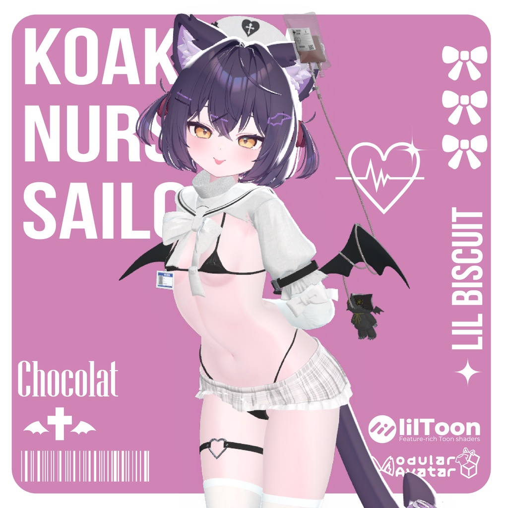 【特大セール中】💉小悪魔セーラーナース💉【VRChat想定】