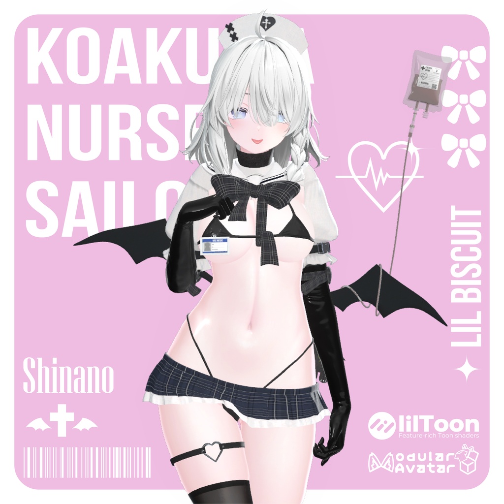 【特大セール中】💉小悪魔セーラーナース💉【VRChat想定】