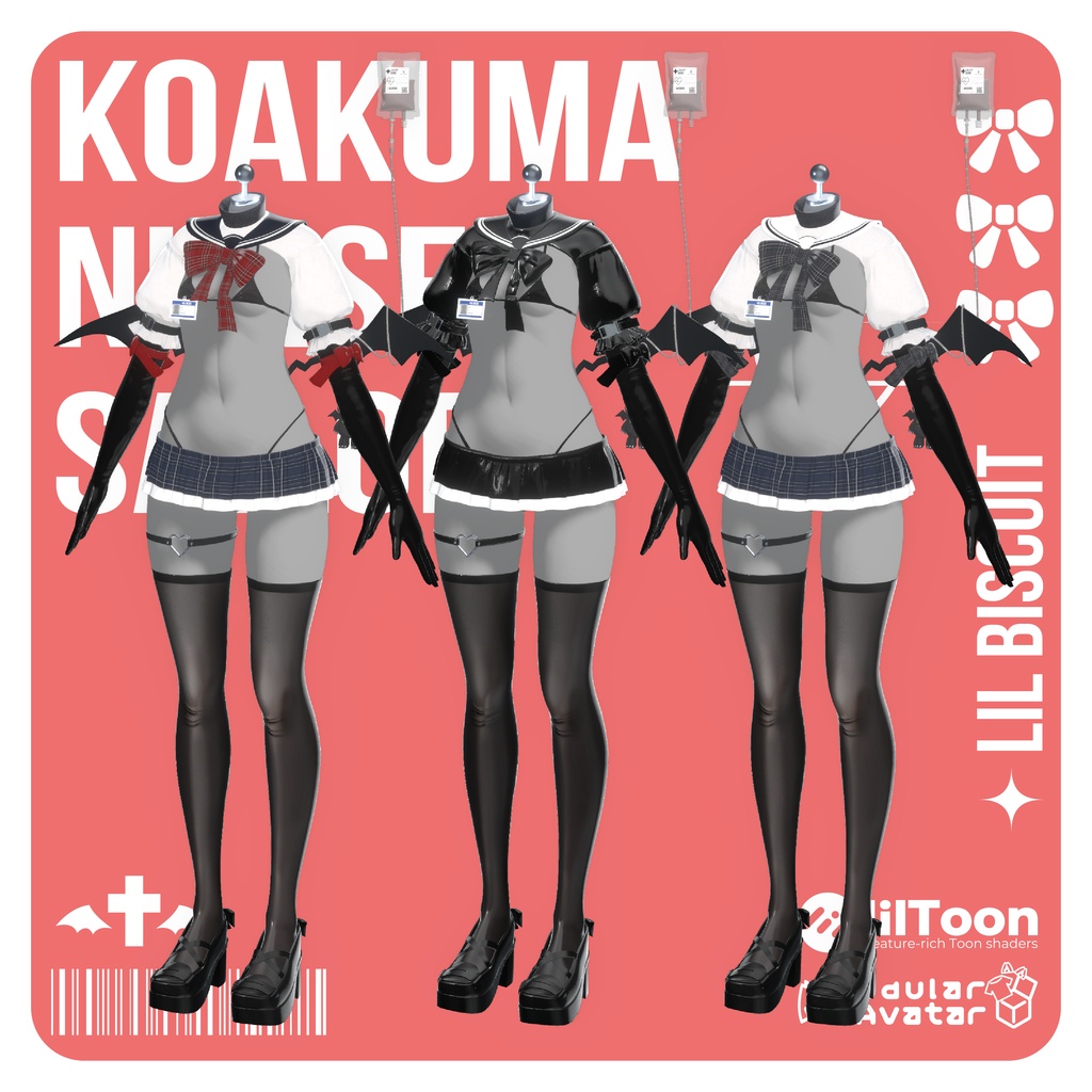 【特大セール中】💉小悪魔セーラーナース💉【VRChat想定】