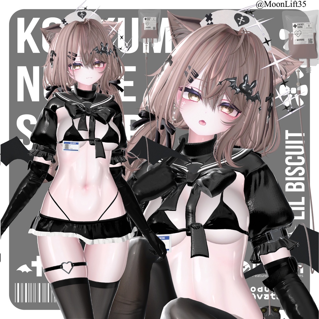 【特大セール中】💉小悪魔セーラーナース💉【VRChat想定】