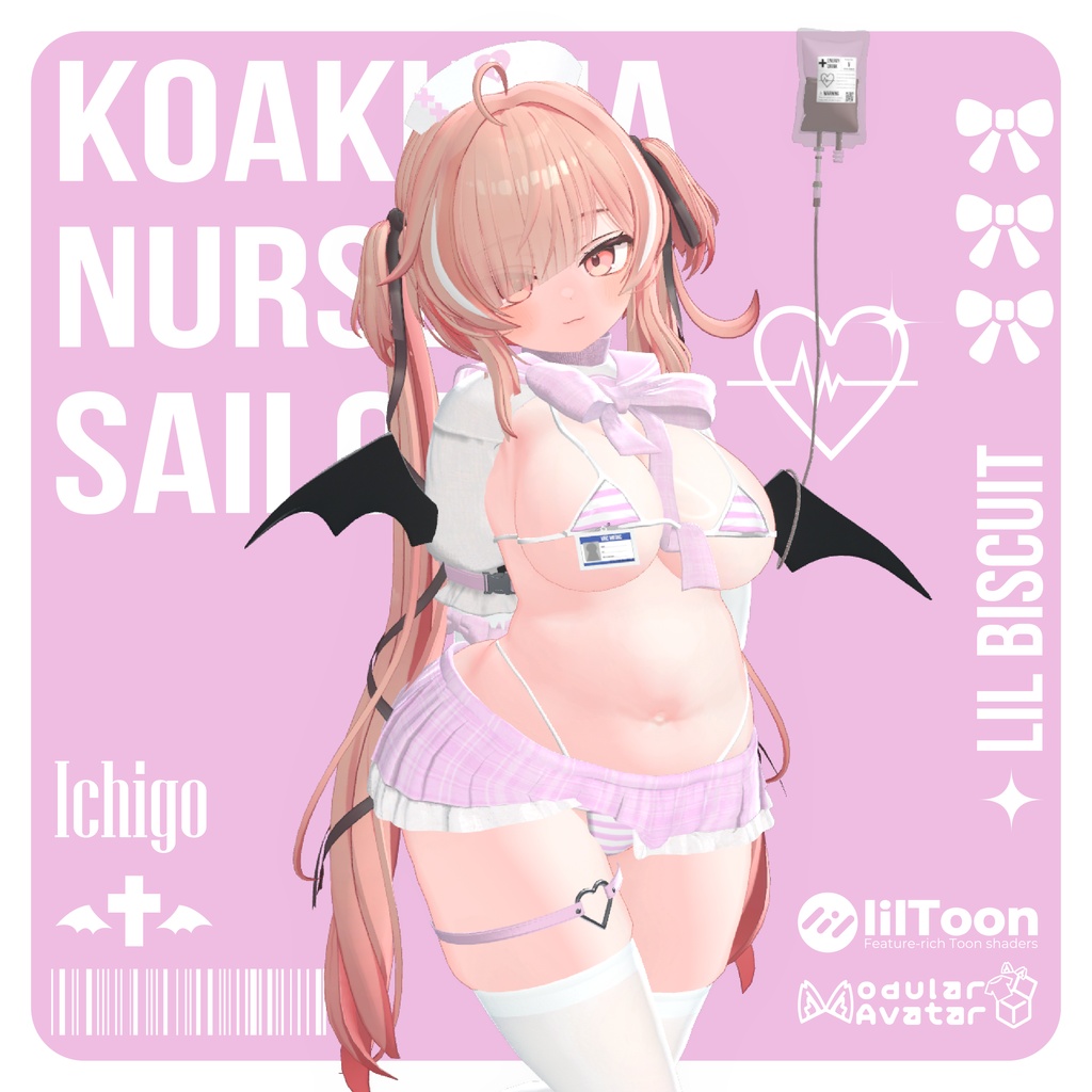 【特大セール中】💉小悪魔セーラーナース💉【VRChat想定】