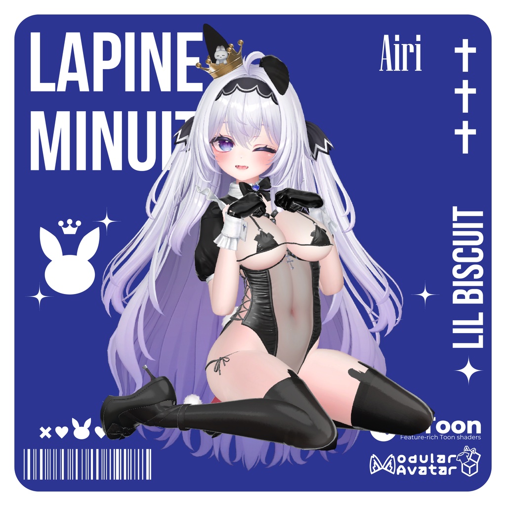 【!!BIG SALE!!】🐰LapineMinuit🐰【VRChat想定】