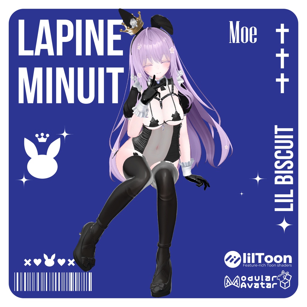 【!!BIG SALE!!】🐰LapineMinuit🐰【VRChat想定】