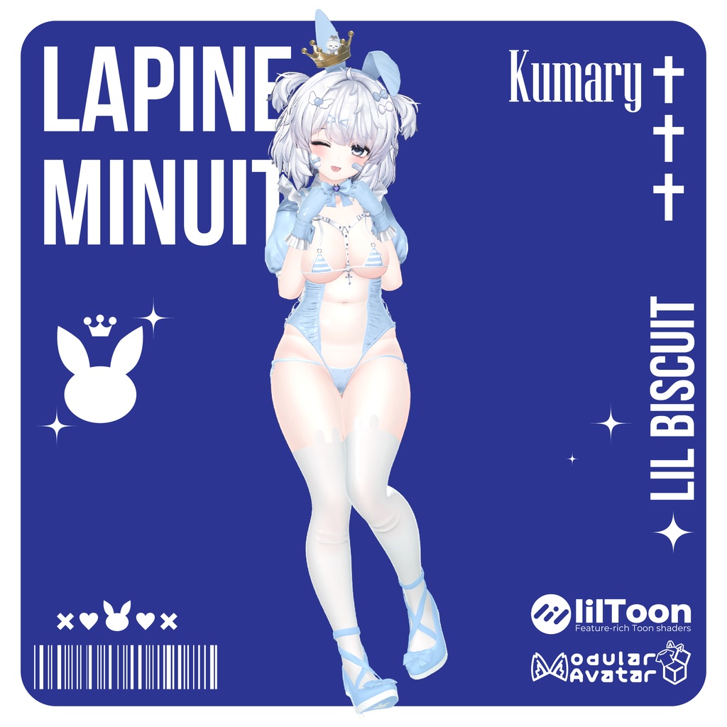 【!!BIG SALE!!】🐰LapineMinuit🐰【VRChat想定】