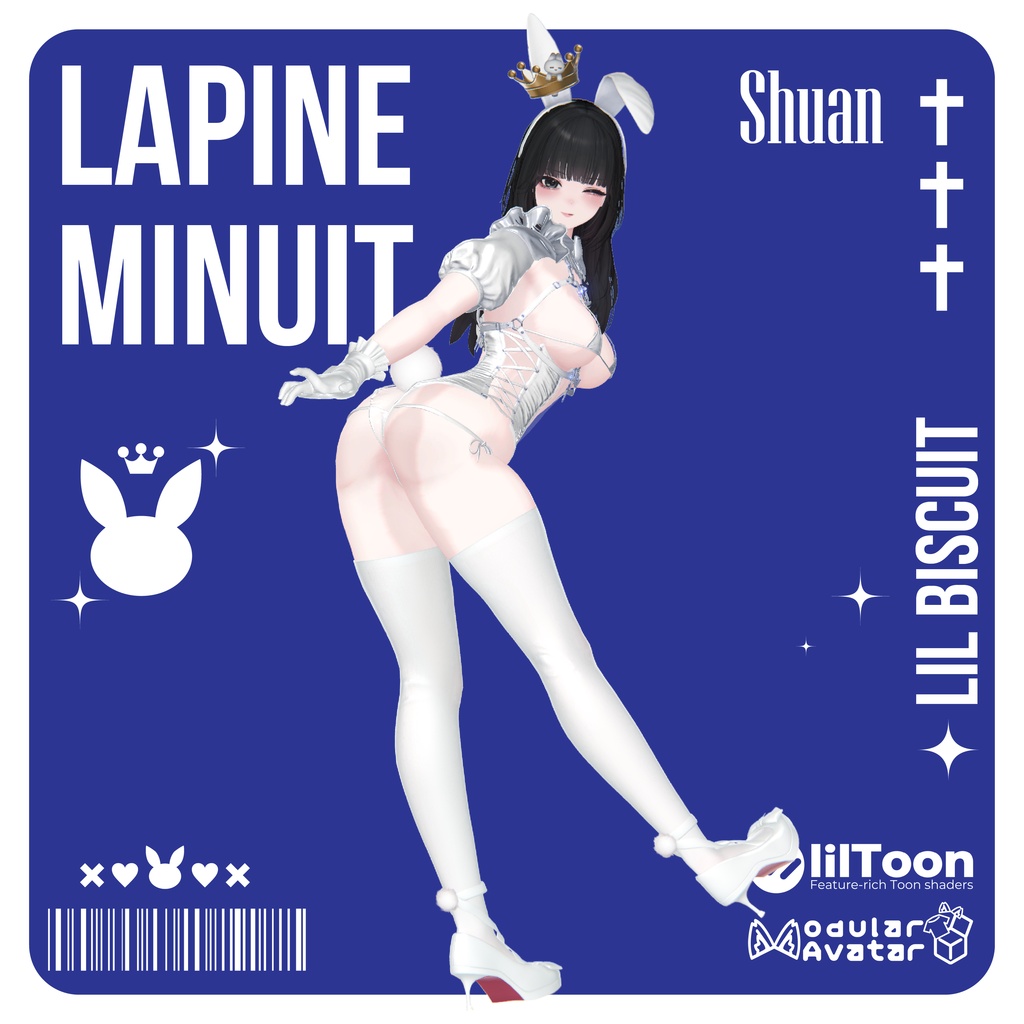 【!一部セール中!】🐰LapineMinuit🐰【VRChat想定】