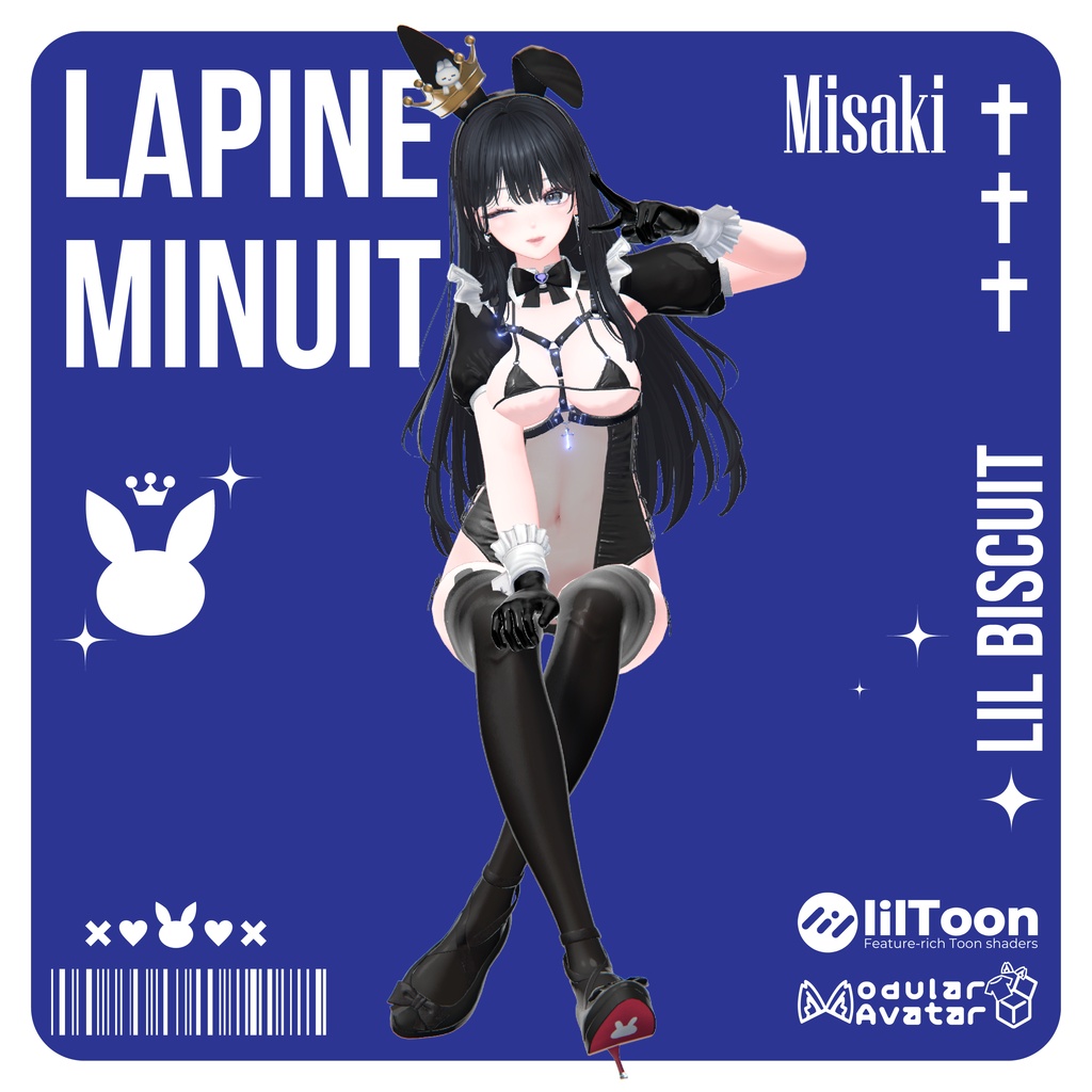 【!一部セール中!】🐰LapineMinuit🐰【VRChat想定】