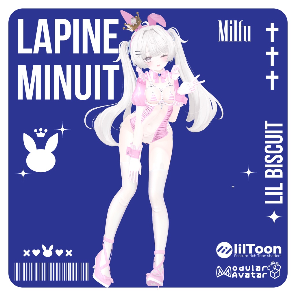 【!!BIG SALE!!】🐰LapineMinuit🐰【VRChat想定】