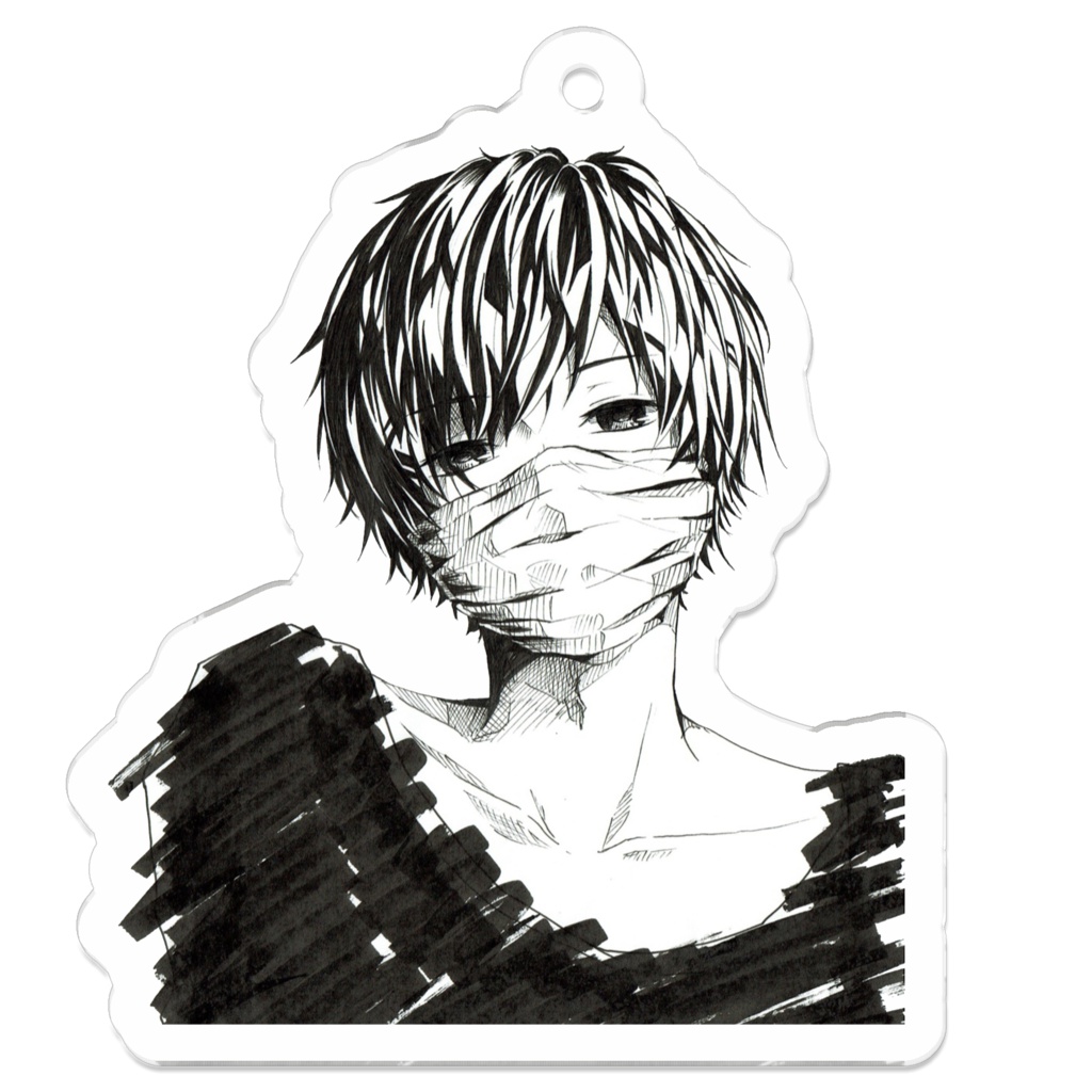 肌寒い　アクリルキーホルダー