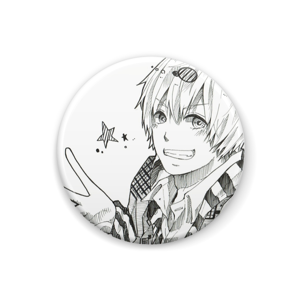 PEACE 缶バッジ32mm