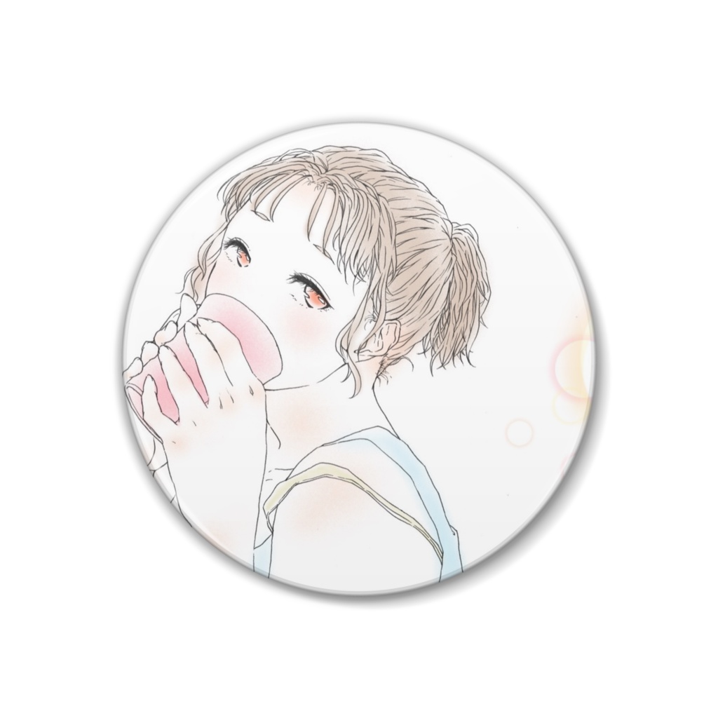 一息　缶バッジ38mm