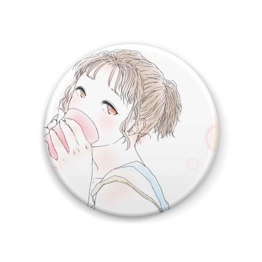 一息　缶バッジ44mm