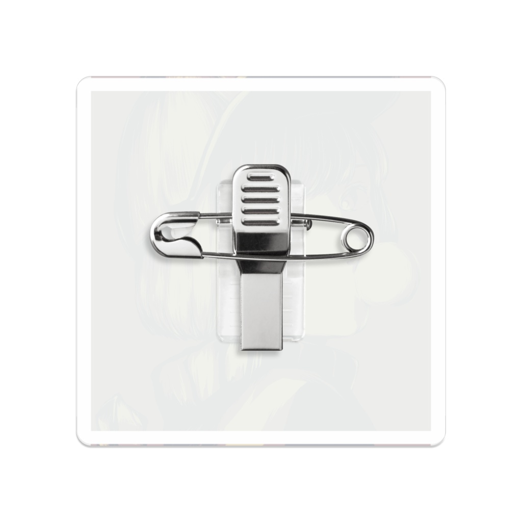 気だるい秋 アクリルバッジ50×50(mm)