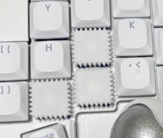 ZIGZAG STAMP（ジグザグ・スタンプ）切手フチ キーキャップ for Choc v2