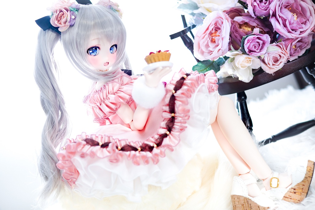 MDDフリルドレスセット(ピンク)